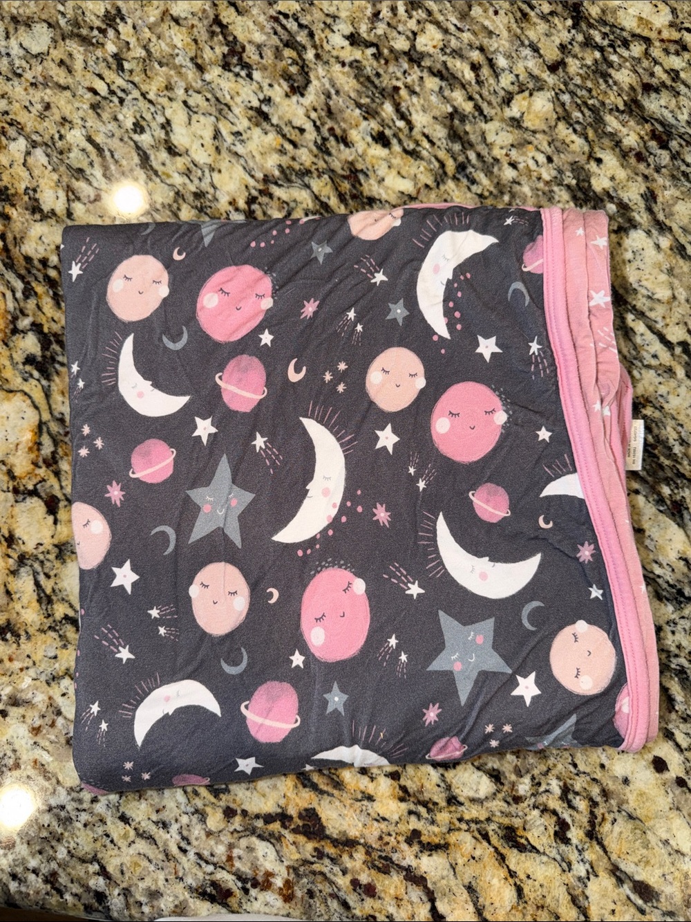Little Sleepies to the moon and back large cloud blanket